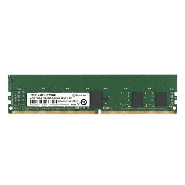 Transcend 4GB DDR4-2666 REG-DIMM CL19 1Rx8 512Mx8