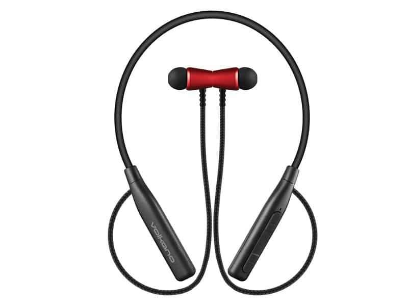Volkano Aeon + Series Bluetooth Earphones with Neckband - Red