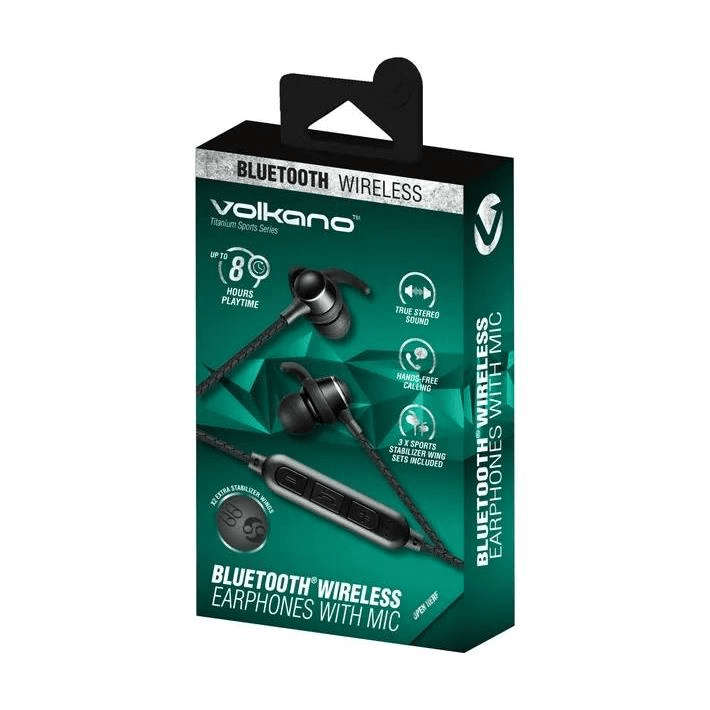 Volkano Titanium Sports Series Bluetooth Earphones