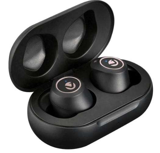 Volkano Taurus Series True Wireless Earphones with Charging Case - Black