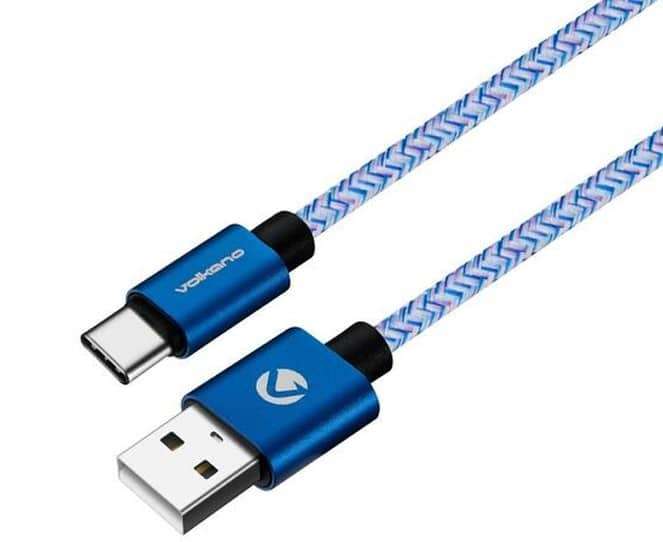 Volkano Fashion series cable Micro USB 1.8m - Sky-Blue