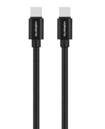 Volkano Iron Series Round Metallic Type-C toType-C Cable