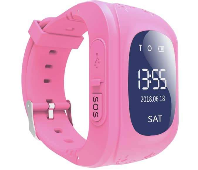 Volkano Kids Find Me Series Children's GPS Tracking watch-Pink