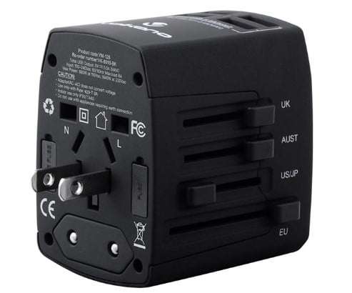 Volkano Worldwide Series Travel Adapter PD 20W + QC