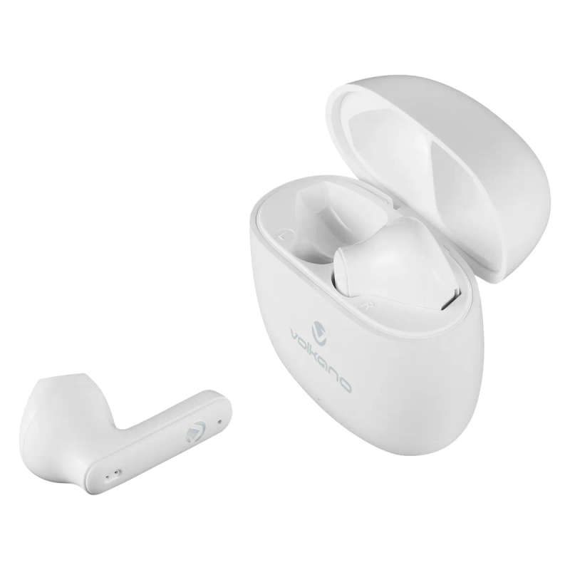 Volkano X VXT200S True Wireless Earphones with Active Noise Cancelling - White