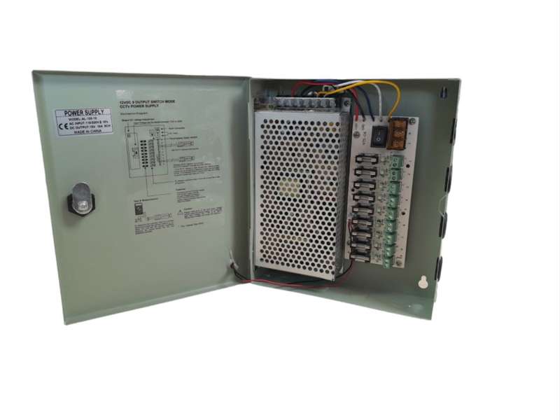 PinnSec 9-Channel 15A CCTV Power Supply