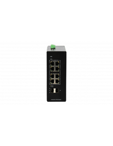 BDCOM 8 Port Gigabit Industrial PoE+ Switch With 2 SFP - Managed