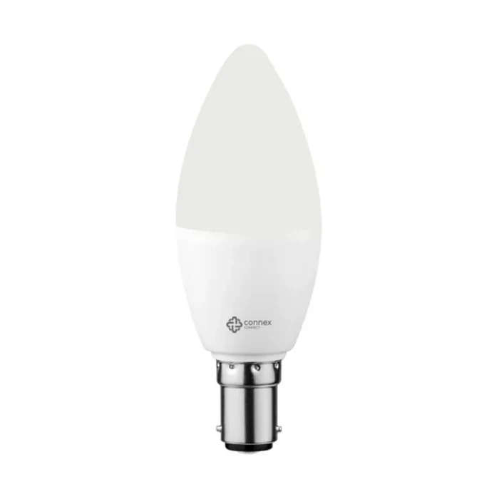 Connex Smart WiFi 4.5W LED Candle B15 Bayonet Bulb Cool White