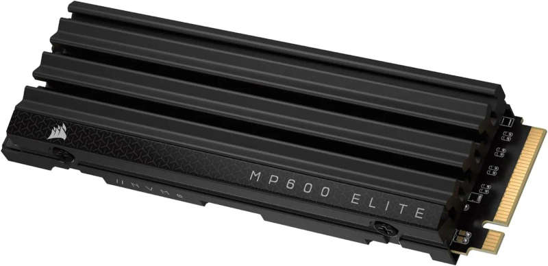Corsair MP600 ELITE 1TB Gen4 PCIe x4 NVMe M.2 SSD with heatsink