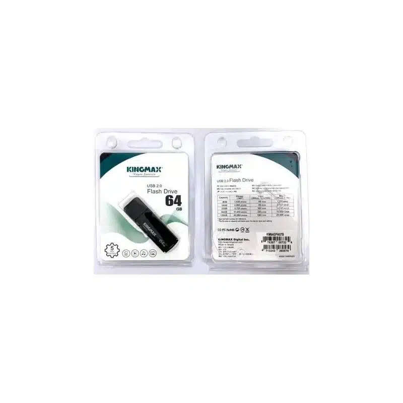 Kingmax 64GB USB 2.0 Flash Drive - Black