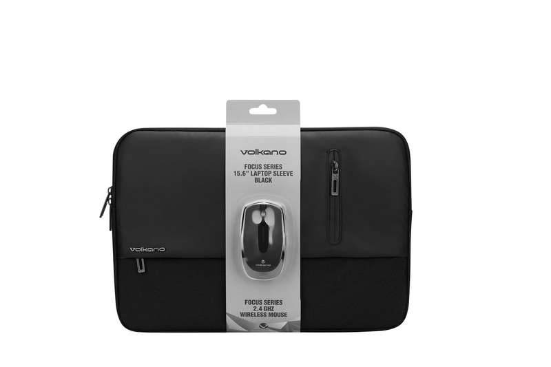 Volkano Focus Series 15.6" Laptop Sleeve &amp; Wireless Mouse