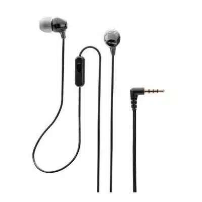 Sony MDR-EX15AP (Black) InEar Earphone with Mic for iPhone
