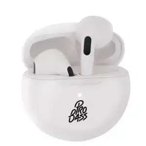 Pro Bass Future Series True Wireless Earphones with Charging Case - White
