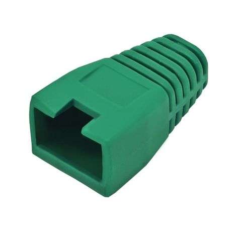 Acconet RJ45 Connector Boots, Green, 50 Pack