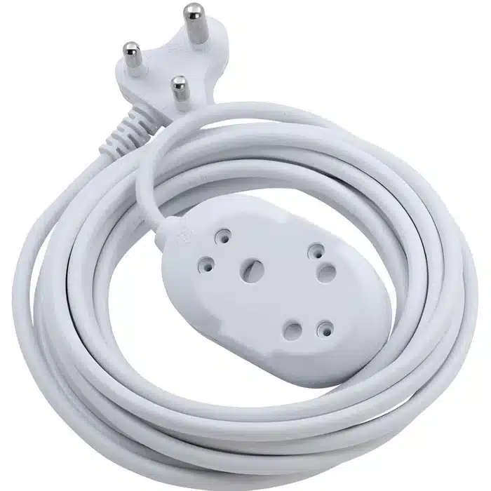 Switched Light Duty BTB Extention Leads  3m - White
