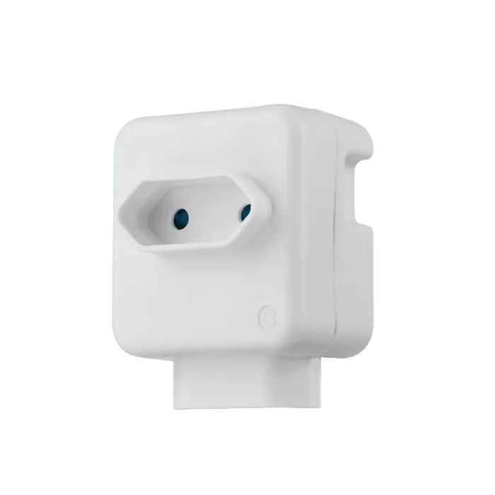 Switched 2 Way Adaptor top and bottom loader- White