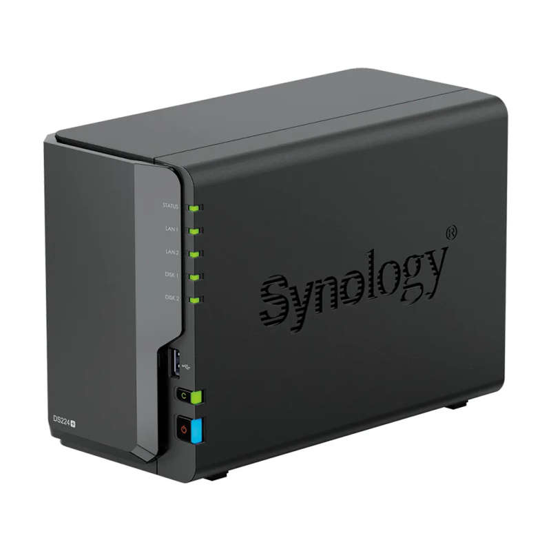 Synology DiskStation DS224+ 2-bay 2GB RAM Tower NAS CAS-NASBOX-DS224+