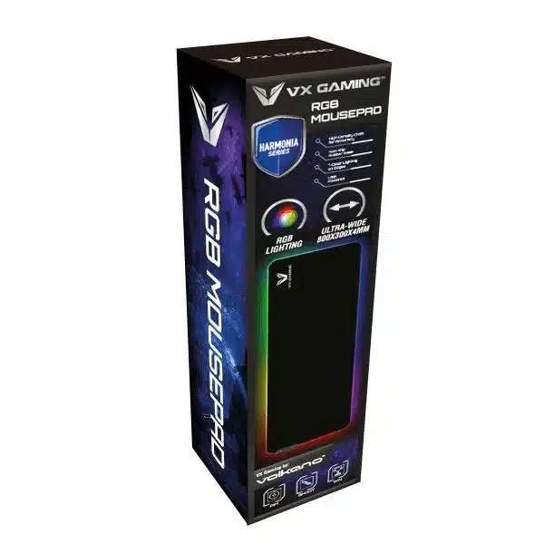 VX Gaming Harmonia RGB Mousepad Extra Wide 800x300x4mm