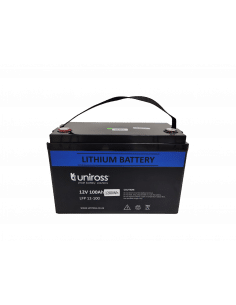 Uniross - 12.8V 100Ah, 1.28kWh Lithium Phosphate battery