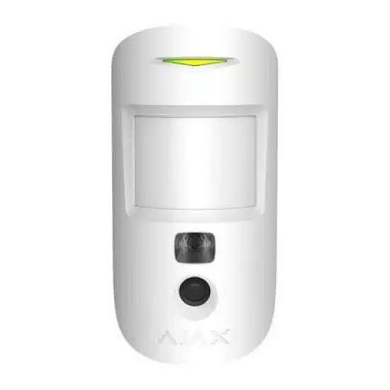 AJAX - MotionCam (PhOD) Jeweller - White Wireless Motion Detector with Photo on Demand and by Alarm