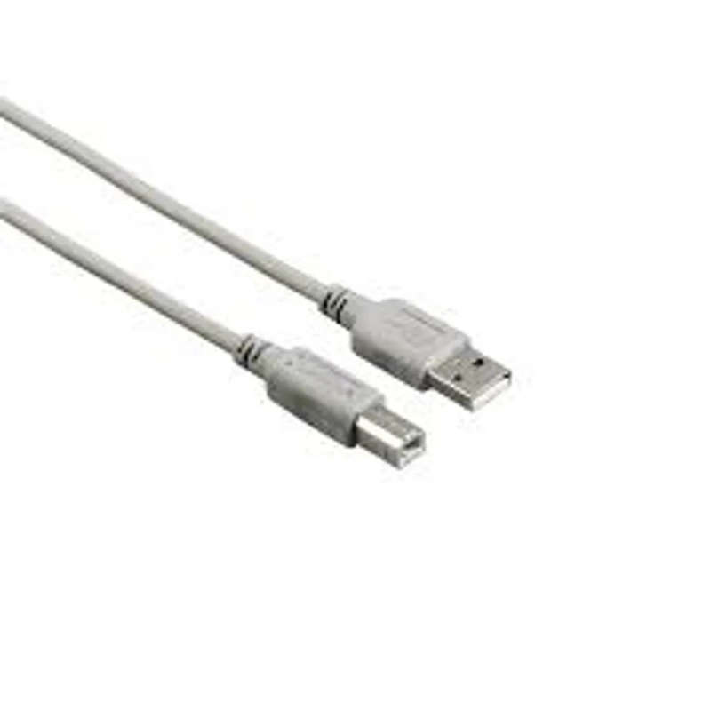 Hama USB cable 1.5 m USB 2.0 USB A USB B Cable Grey