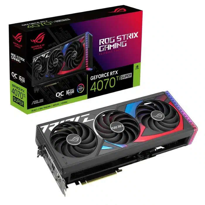 Asus ROG Strix Nvidia GeForce RTX 4070 Ti Super OC Edition 16GB GDDR6X Graphics Card