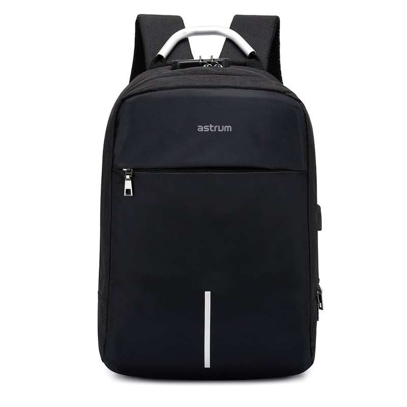 Astrum Laptop Backpack 15" USB Model: LB220 Black / Black