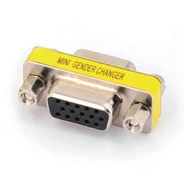 Astrum HD15 Vga Female to Female Adapter PA220 Silver