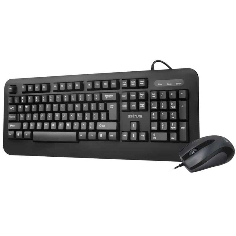 Astrum Wired Keyboard + Mouse Combo KC120 Black