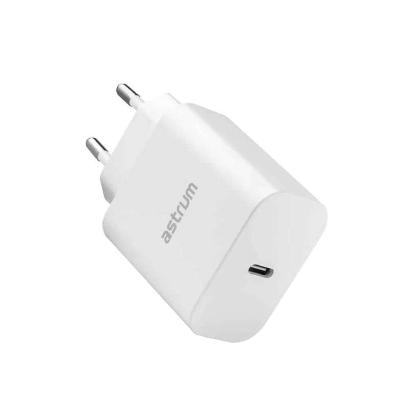 Astrum PRO PD20 Type-C USB 20W PD Charger PD20 White