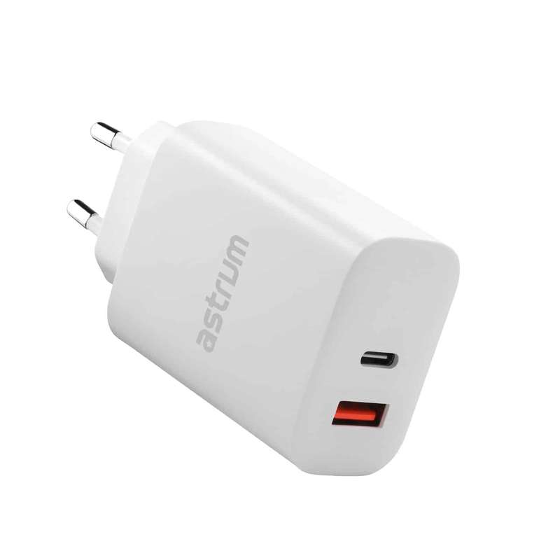 Astrum PRO PD65 Usb + Type-C 65W PD Charger PD65 White