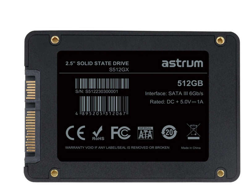 Astrum 2.5" 512GB SSD  S512GX
