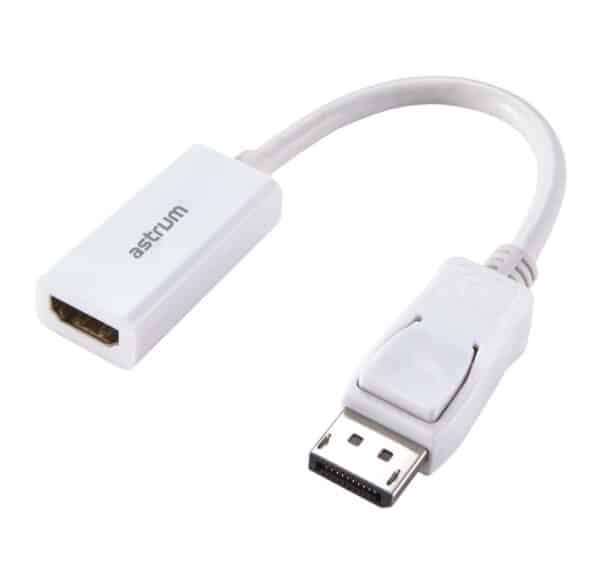 Astrum DisplayPort To Hdmi Adapter DA210 White