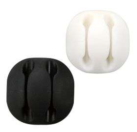 Astrum Dual Self Adhesive Cable Holder  Model: CO040 Black / White