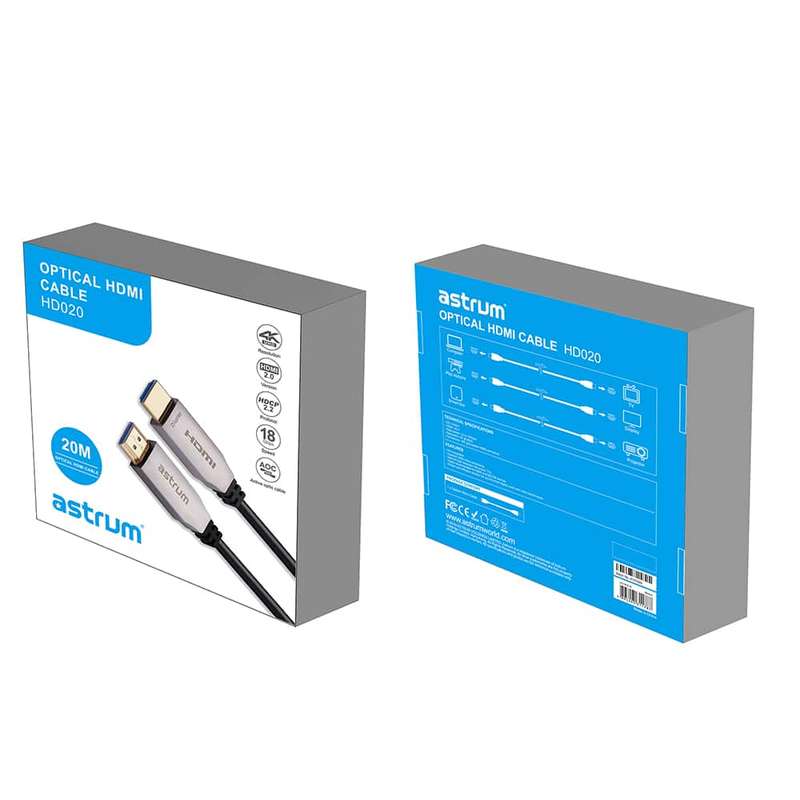 Astrum HDMI OPTICAL CABLE V2.0  HD020 20.0 meters