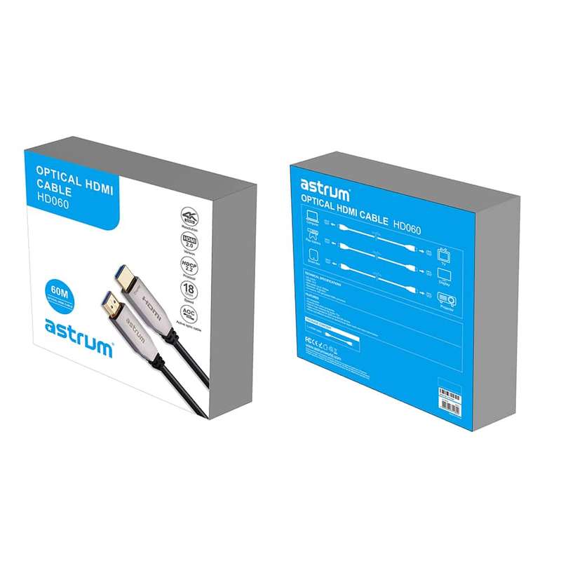 Astrum HDMI OPTICAL CABLE V2.0  HD060 60.0 meters