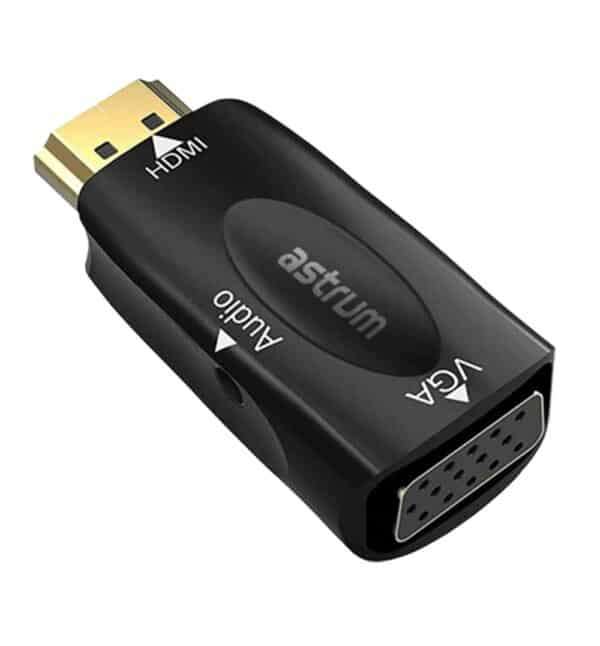 Astrum Hdmi to Vga + Audio Adapter DA480 Black