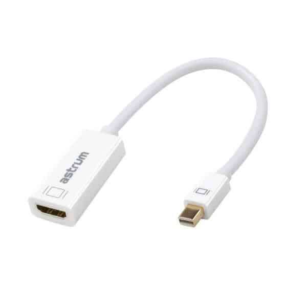 Astrum Mini DisplayPort To Hdmi Adapter DA110 White