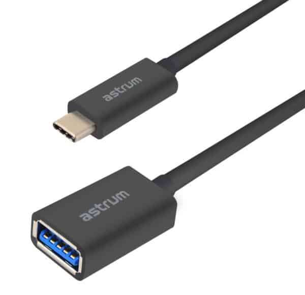 Astrum Usb-C to Usb OTG Female Cable UT600 0.2 meters