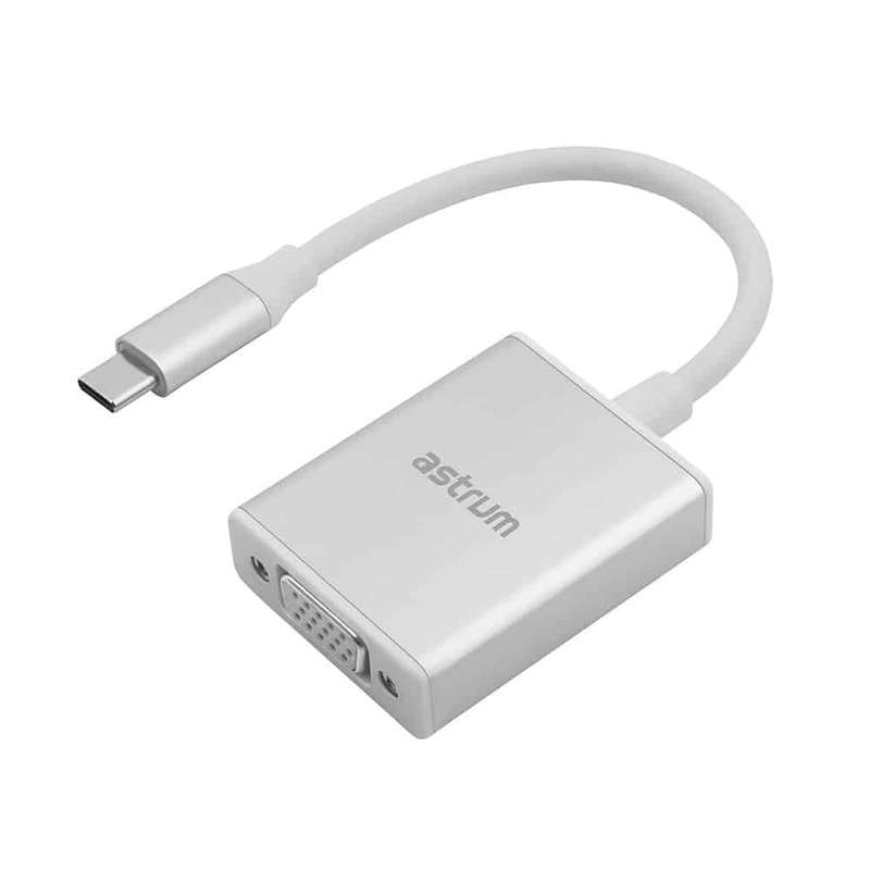 Astrum Usb Type-C to VGA Adapter DA670 Silver