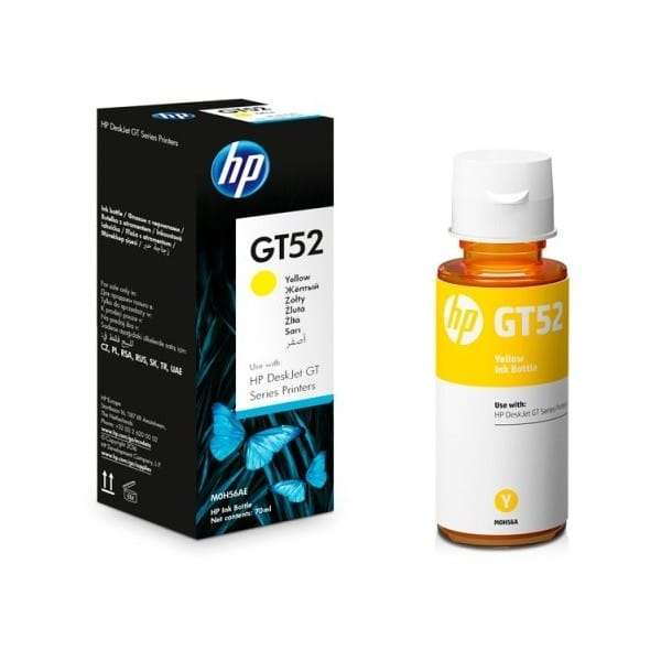 HP M0H56AE GT 52 Yellow 70ml Ink Bottle