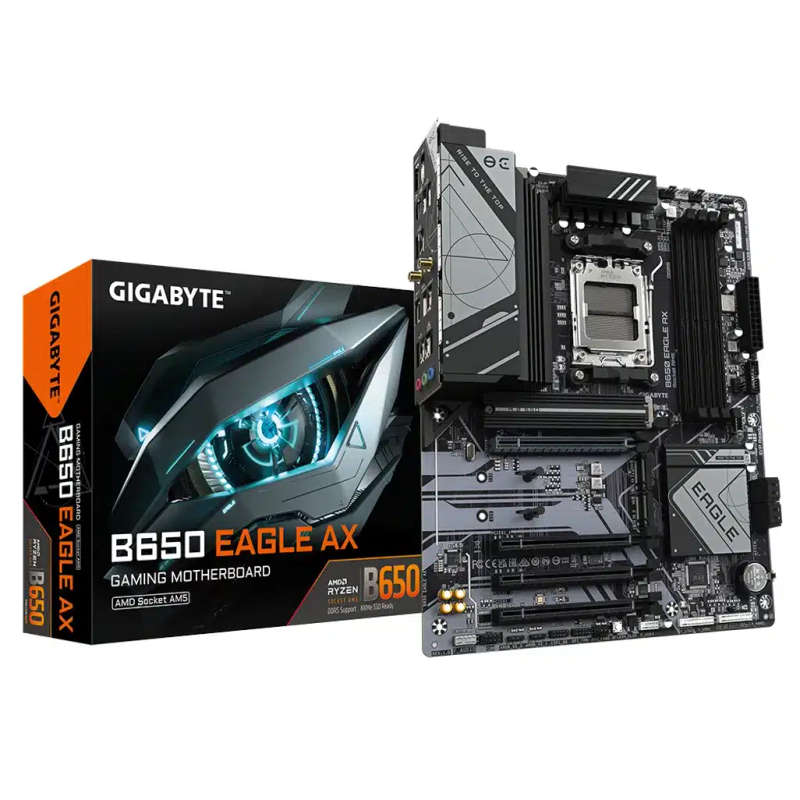 GA-B650-EAGLE-AXGigabyte B650 Eagle AX AMD Ryzen 7000 Series Socket AM5 ATX Motherboard