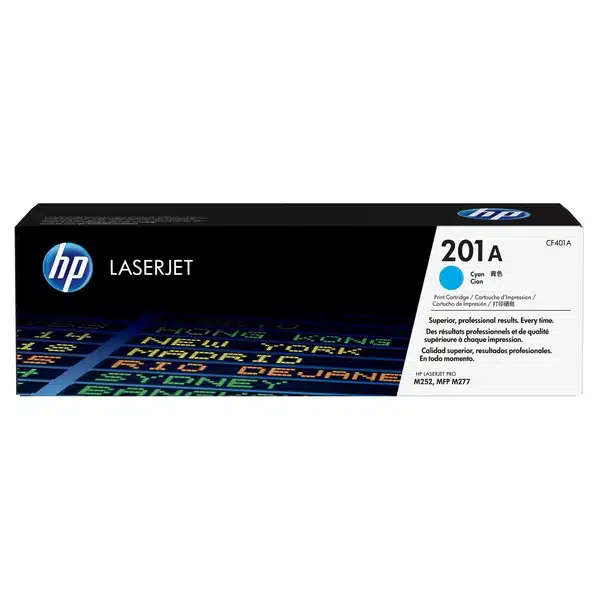 HP CF401A No.201A Cyan Toner 1400 Pages