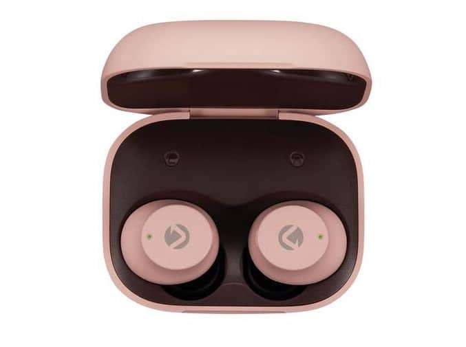 Volkano Taurus Series 2.0  True Wireless Earphones with Charging Case  - Pink