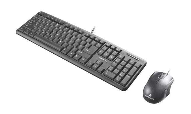 Volkano Krypton Wired Keyboard & Mouse Combo