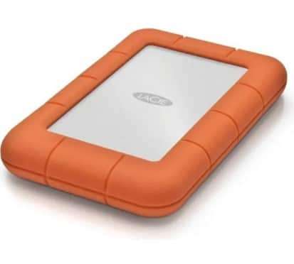 Seagate LaCie 1TB Rugged Mini USB-C; USB3.0; Drop; Crush and Rain Resistant