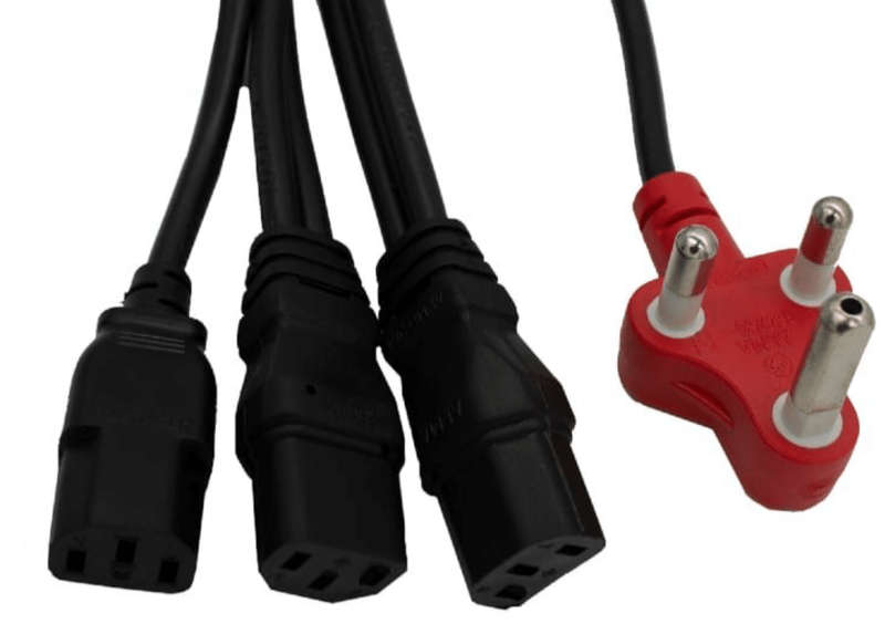 3Way power cable - 3.8m Dedica