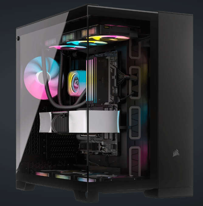 Corsair 6500X Mid-Tower Dual Chamber PC Case; Black
