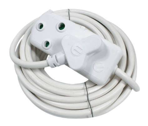 Ellies 5M 10A Extension Cord with Double Coupler