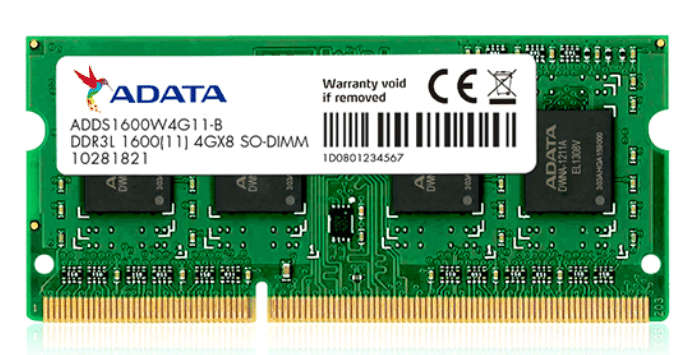 Adata 4GB DDR3L-1600 SO-DIMM